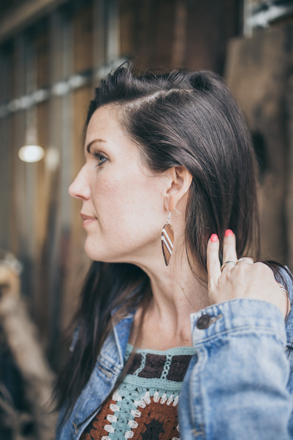 a woman is talking on a cell phone 